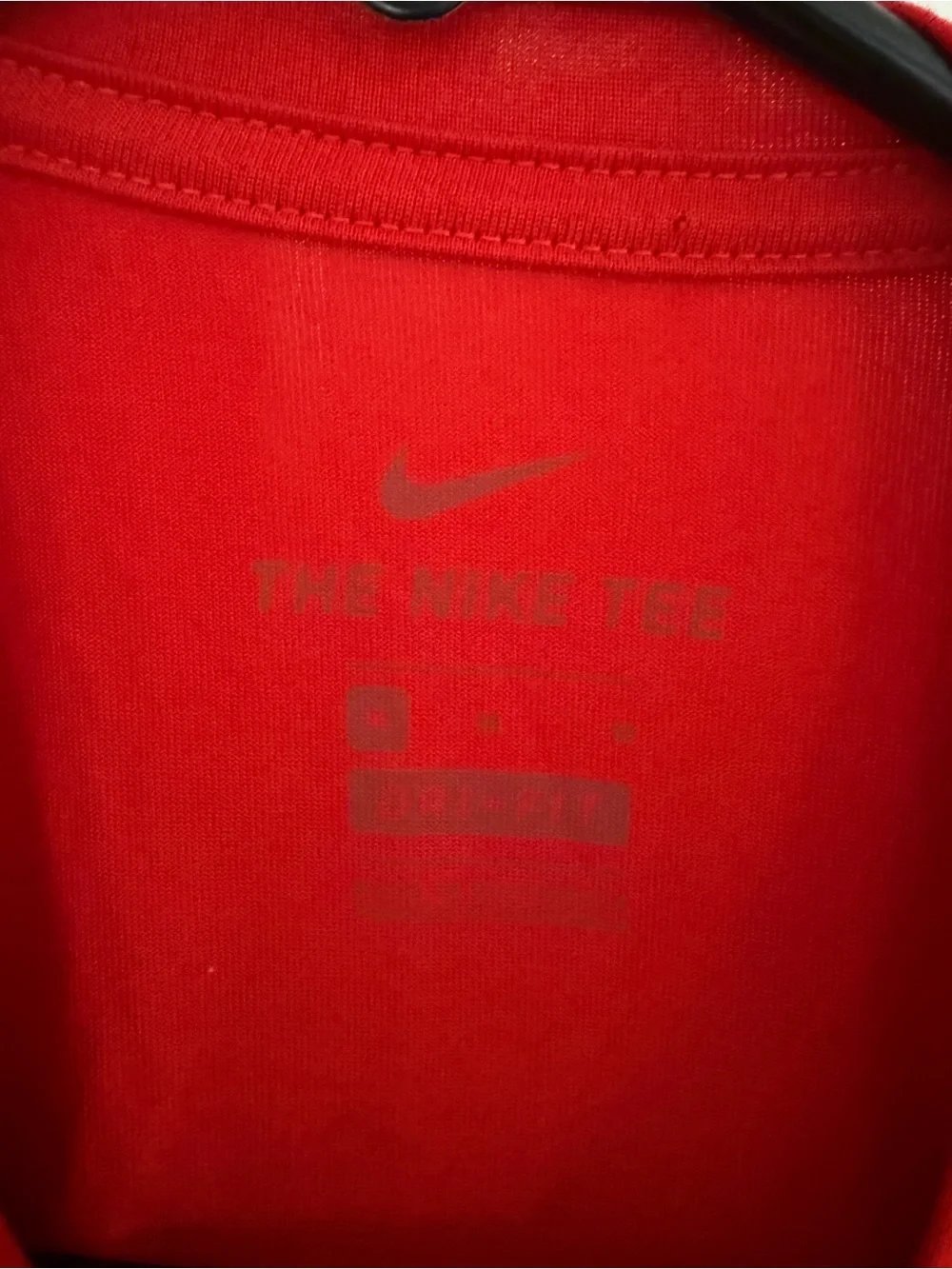 Nike Buffalo Bills Red Graphic T‑Shirt with Logo